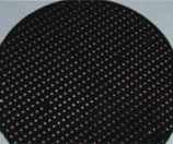 硅支撑体背孔制作完成后图片 